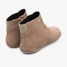 Camper Beige Ankle Boots Womens - Right Online Ireland | XQYAM5746